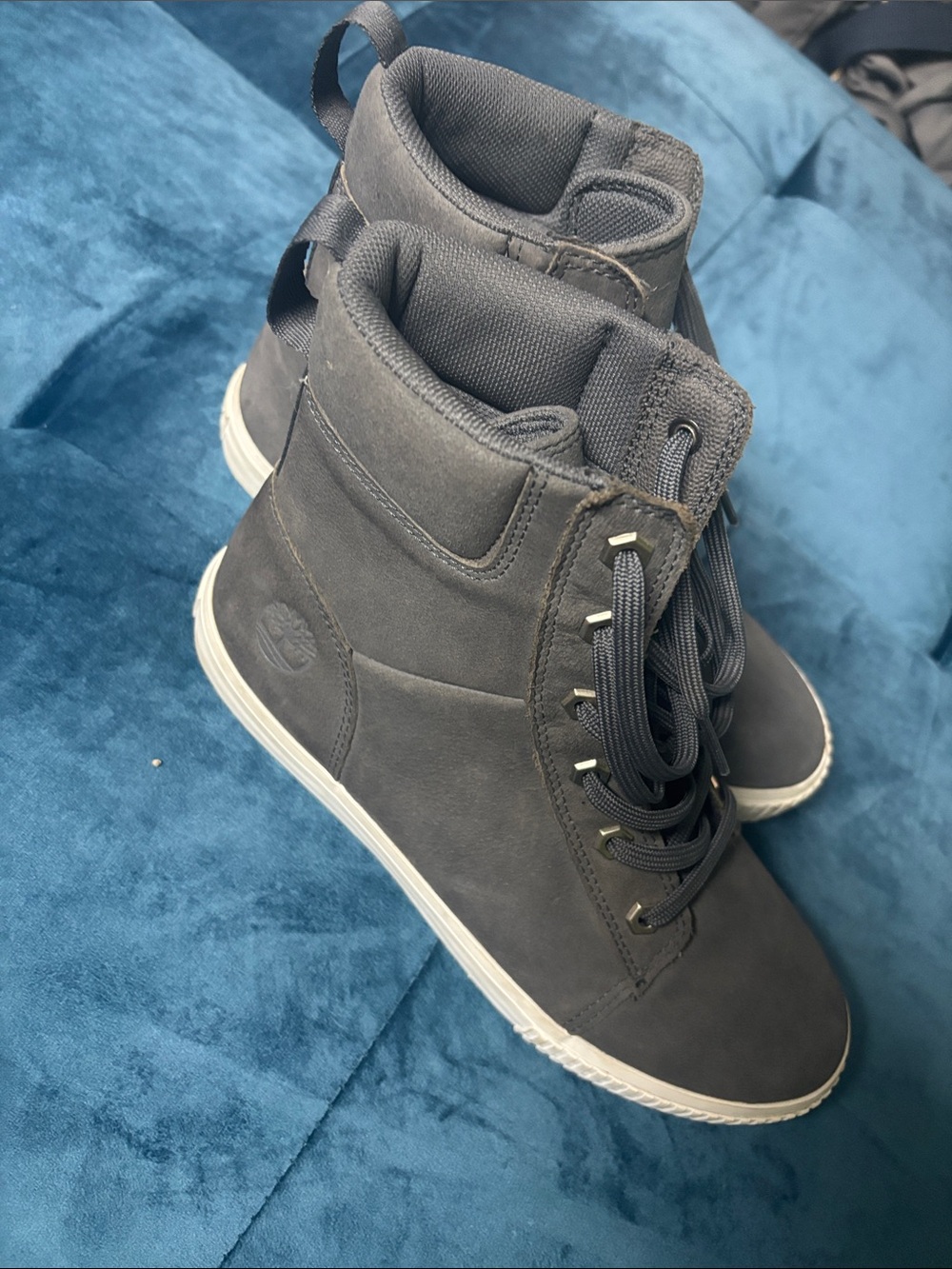 Women’s Dark Gray Timberland Lace-Up Boots